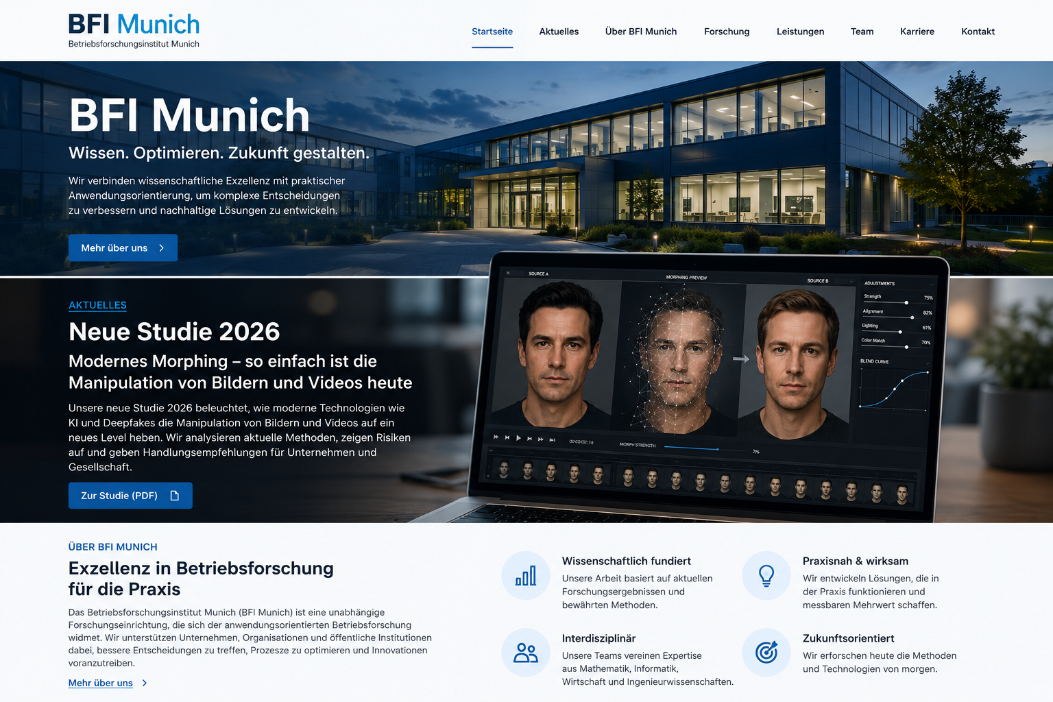 BFI Munich Homepage